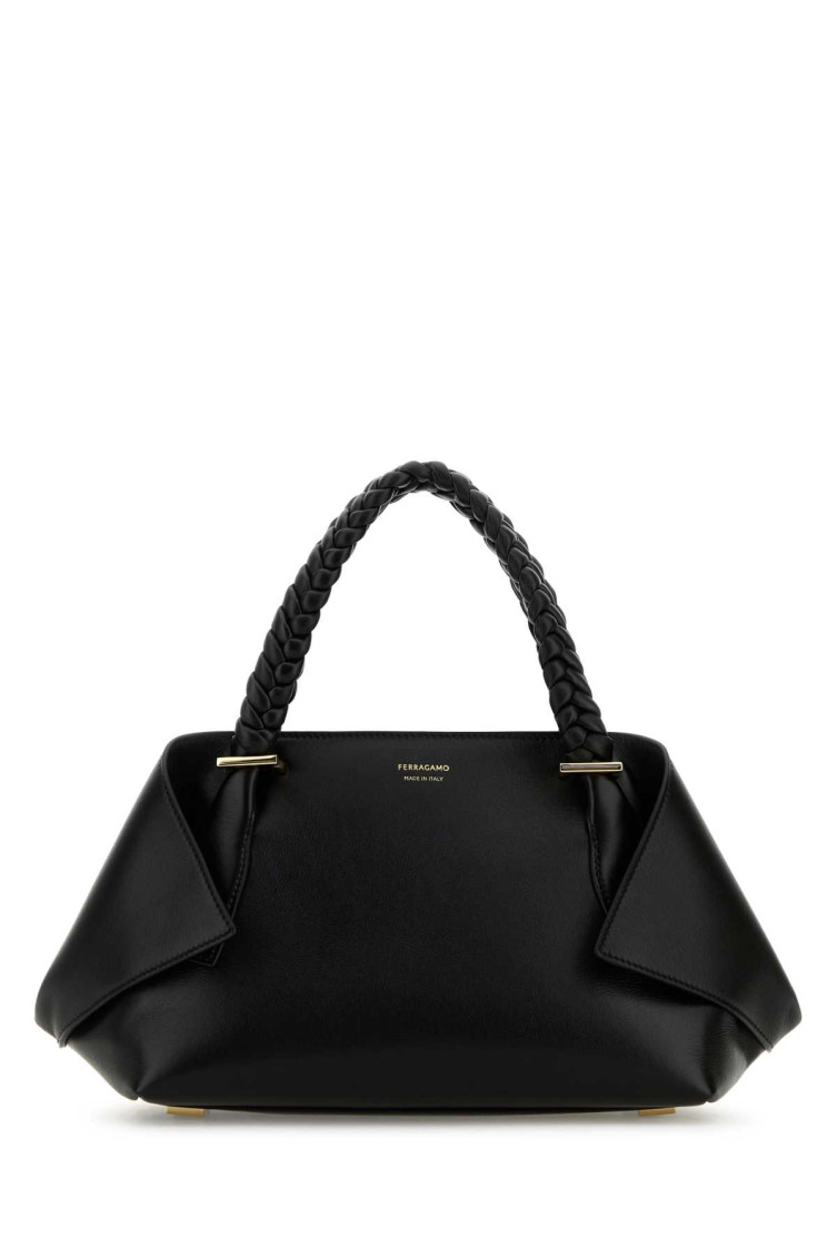 Ferragamo Black Medium Folded Handbag