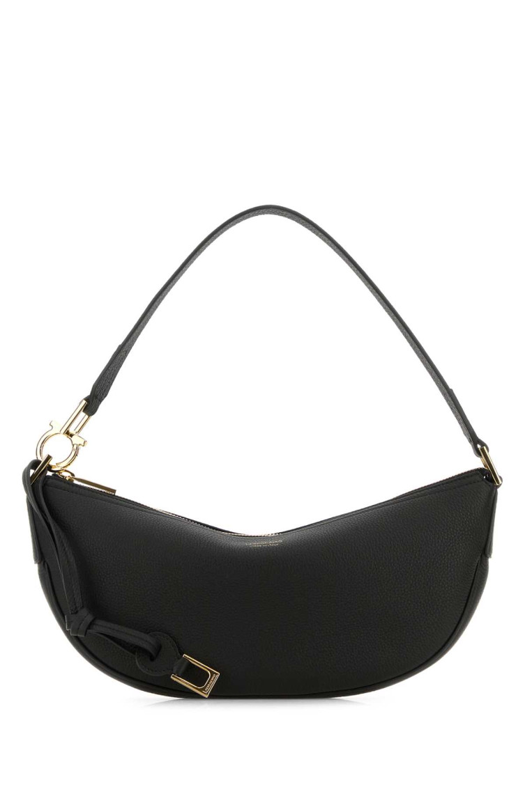 Ferragamo Black Smile Small Shoulder Bag