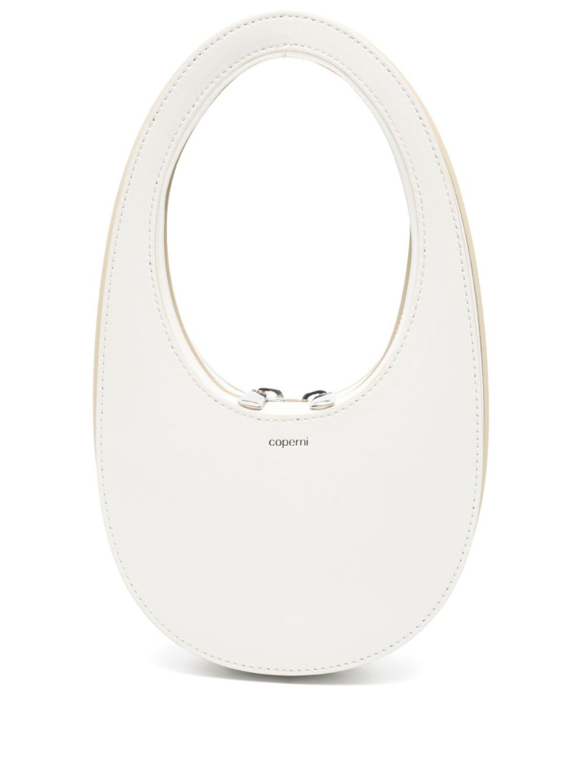 Coperni 'swipe' White Leather Bag