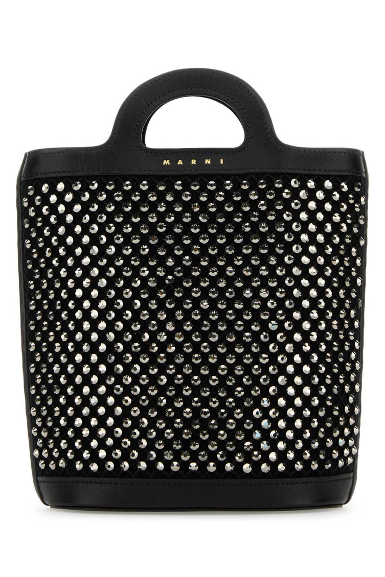 Marni Nano Tropicalia Crystal-embellished Bucket Bag