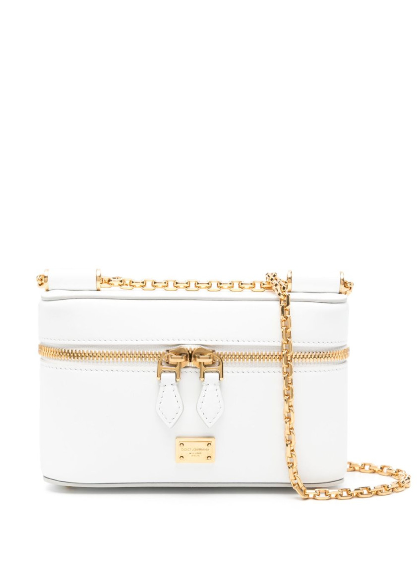 Dolce & Gabbana Sicily Calfskin Vanity Crossbody Bag