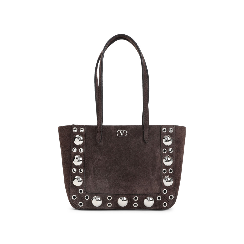 Valentino Studded Tote | Nellcote In Brown