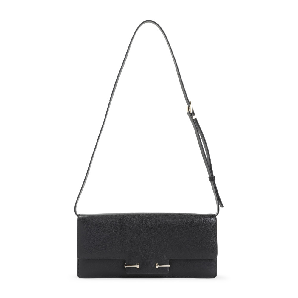 Tom Ford Black Aube East West Shoulder Bag In Black
