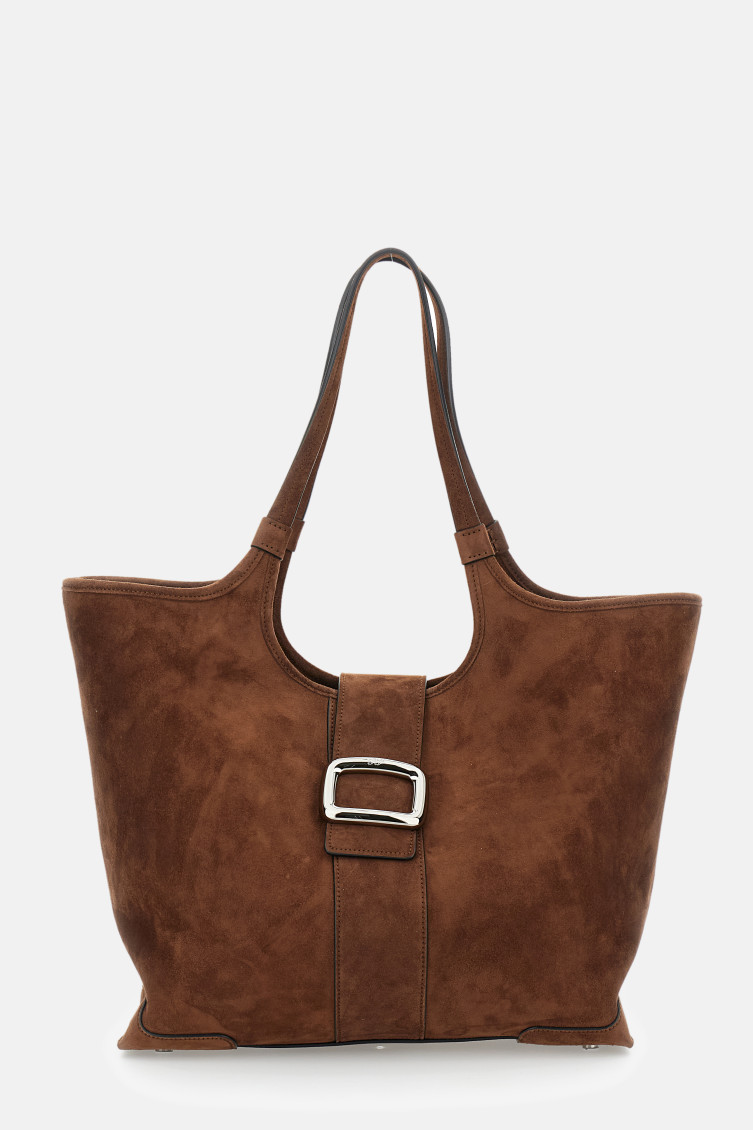 Roger Vivier Brown Belle Medium Tote In Brown