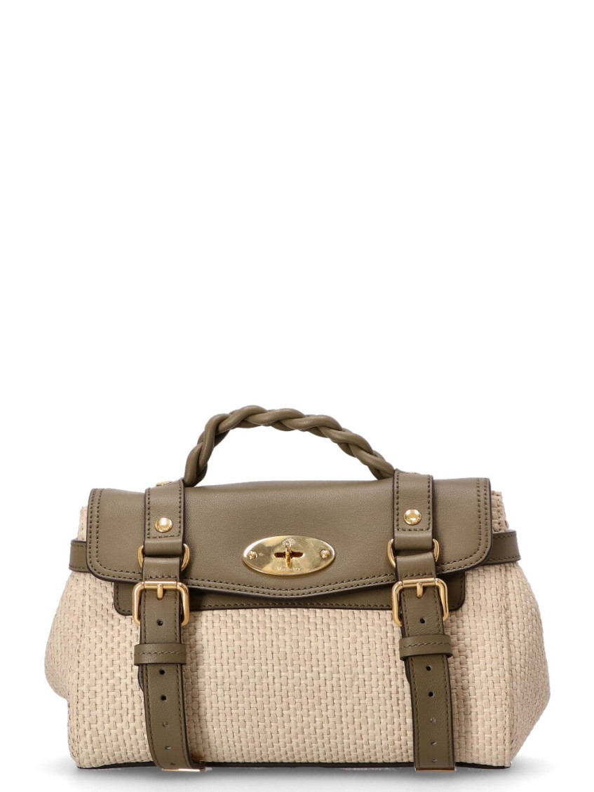 Mulberry Natural Alexa Mini Satchel In Brown