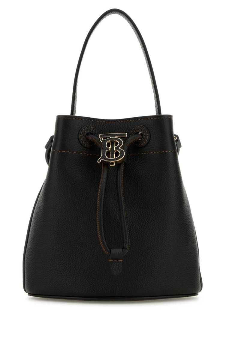 Burberry Black Logo Bucket Bag