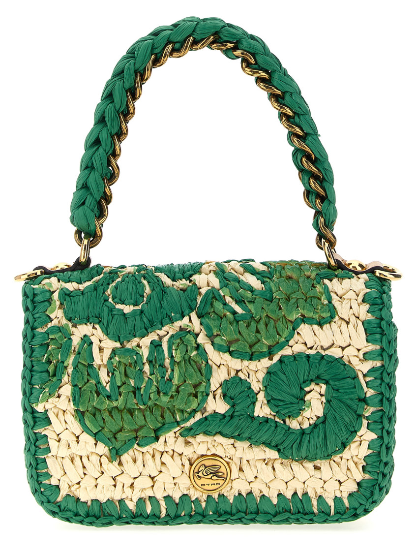 Etro Green Bond Small Crossbody Bag