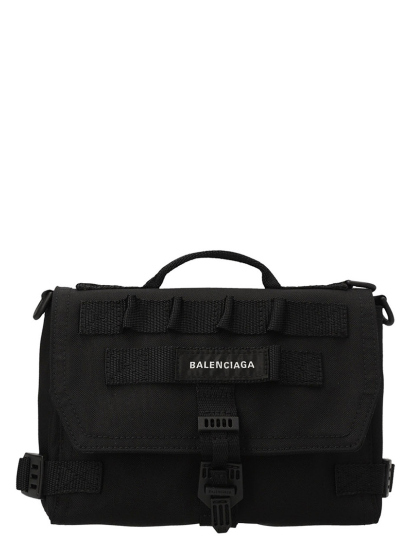 Balenciaga Army Logo-embroidered Messenger Bag