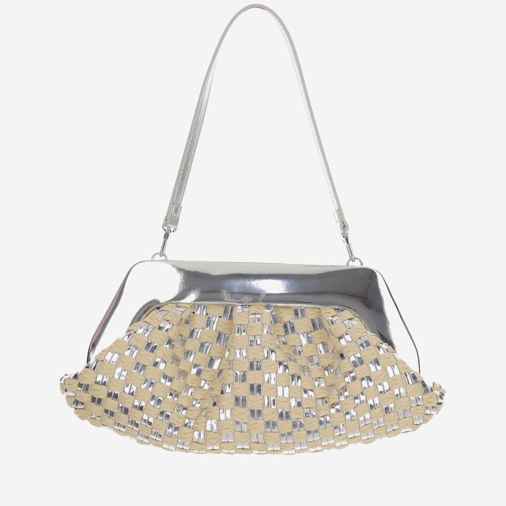 Themoirè Natural Geo Clutch