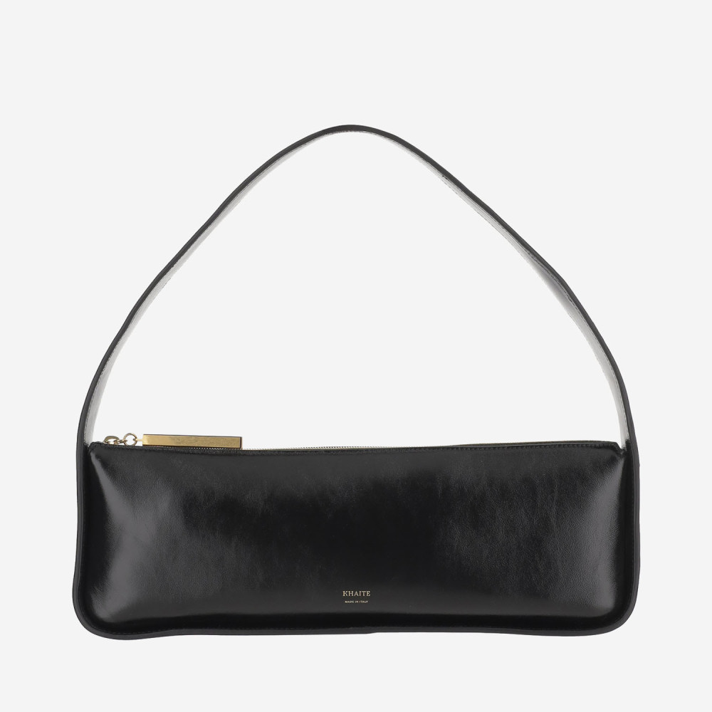 Khaite Black Lori Baguette Shoulder Bag