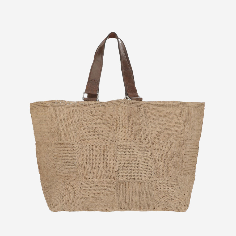Ibeliv Beige Miray Raffia Tote