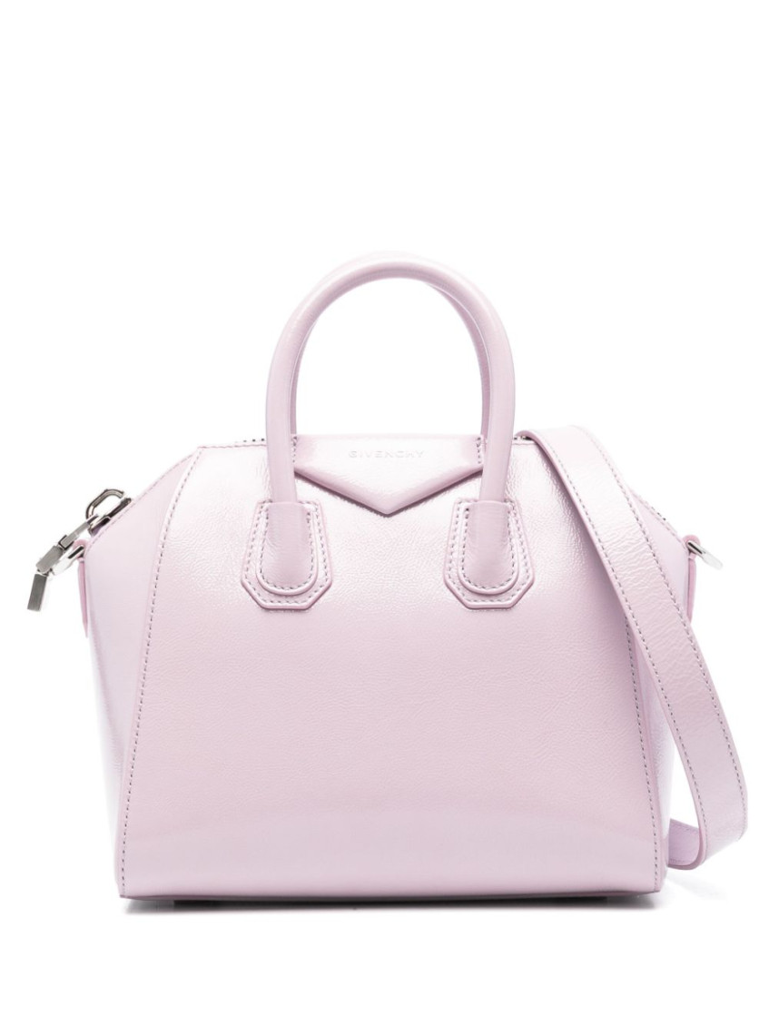 Givenchy Lilac Leather Mini Antigona Satchel