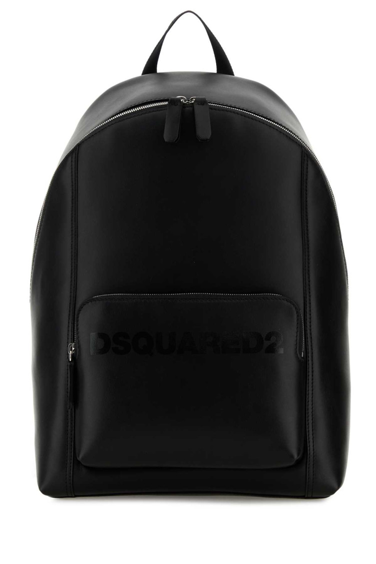 Dsquared2 Black Logo Backpack