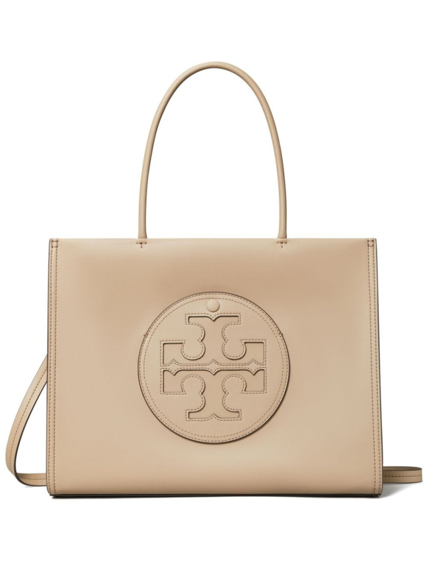 Tory Burch Mini Beige with Blue and Red Tote top NWOT