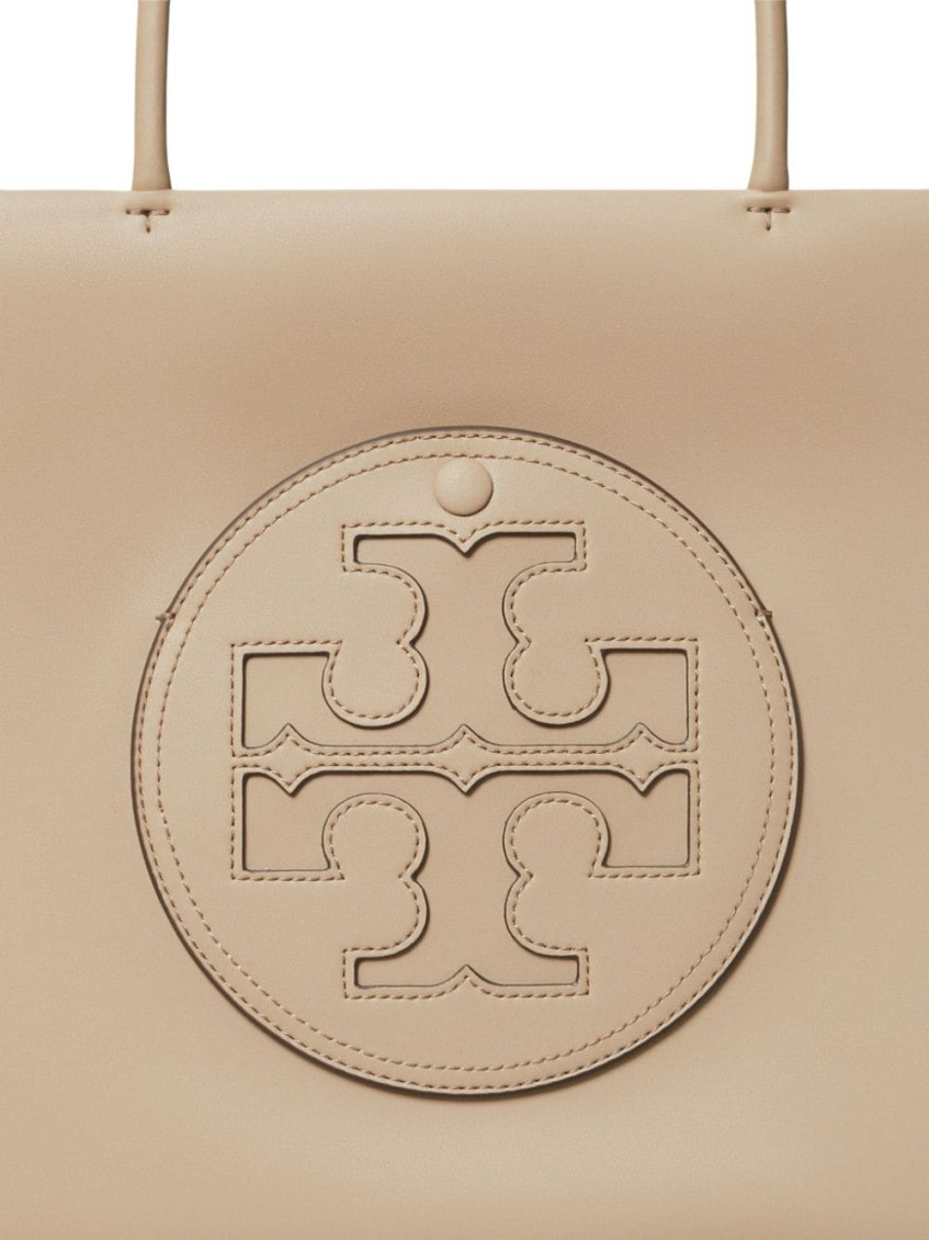 Tory Burch good Mini Beige with Blue and Red Tote NWOT