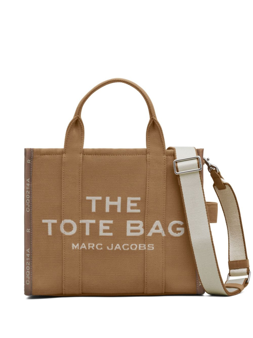 Marc Jacobs The Jacquard Medium Tote Bag In Light Brown