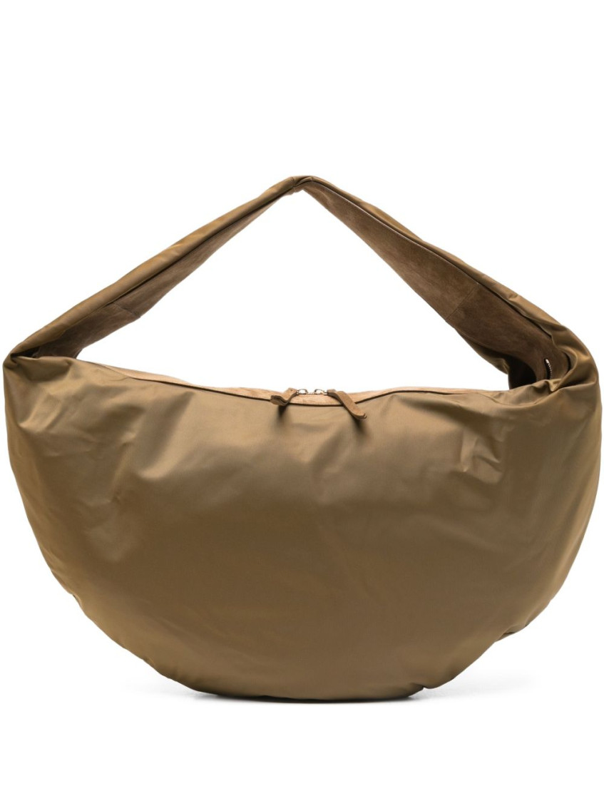 Khaite Brown Suede Hobo