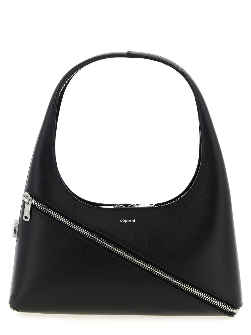 Coperni Calf-leather Shoulder Bag In Black