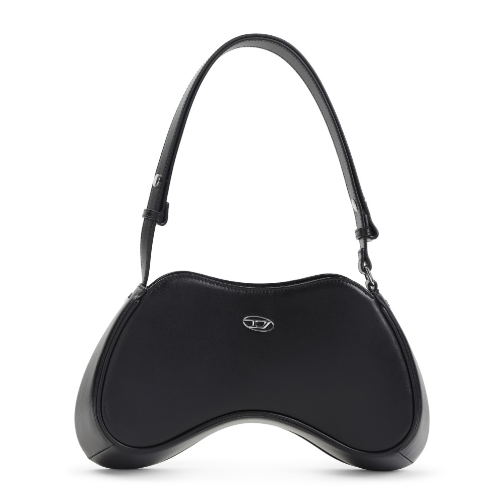 Diesel Black Play Shoulder Bag In Black