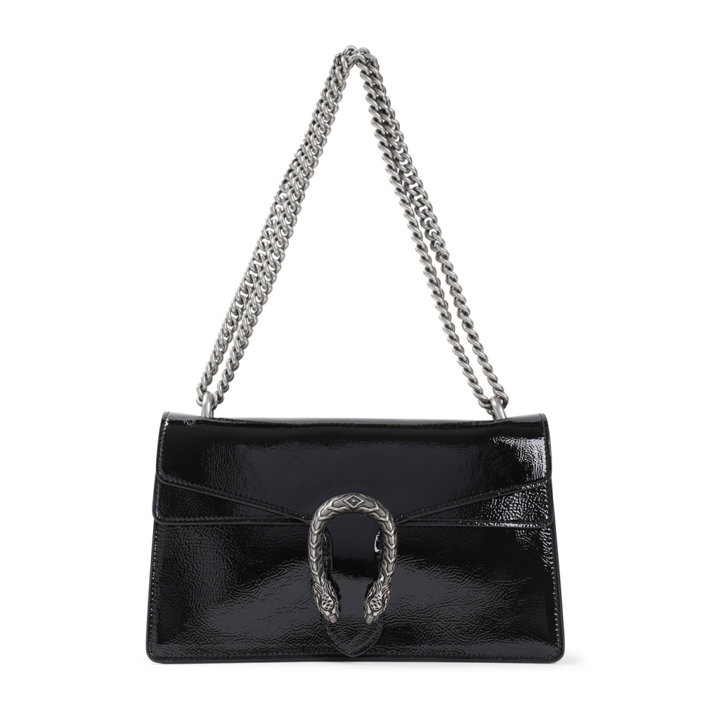 Gucci Womens Nero Dionysus Chain-strap Leather Shoulder Bag In Black
