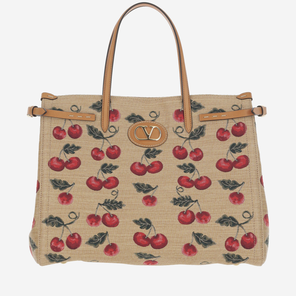Valentino Natural Antibes Medium Tote In Natural