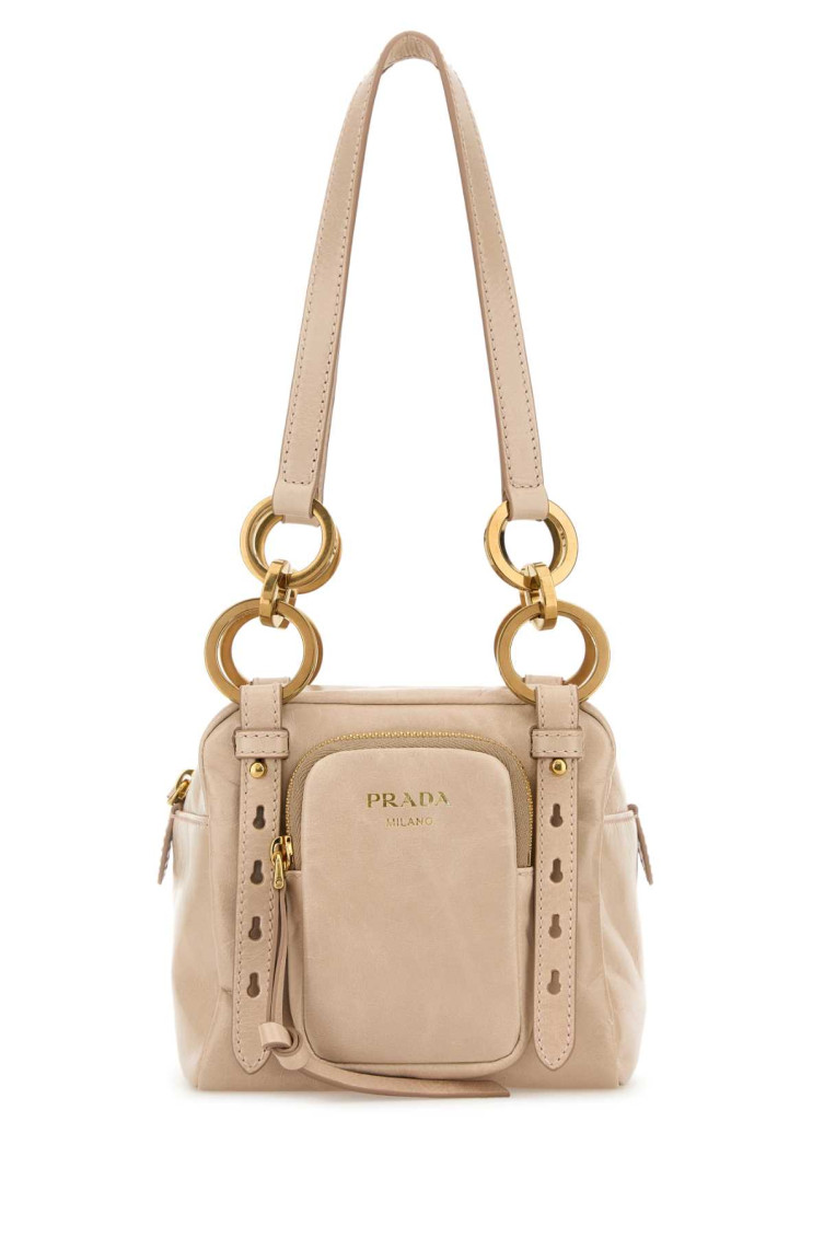 Shop Prada Light Pink Dangle Mini Handbag