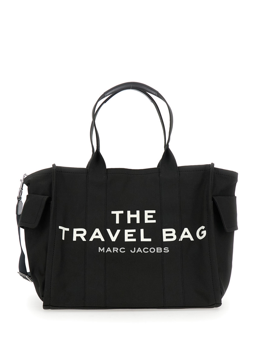 Marc Jacobs Black The Cargo Canvas Medium Tote In Black