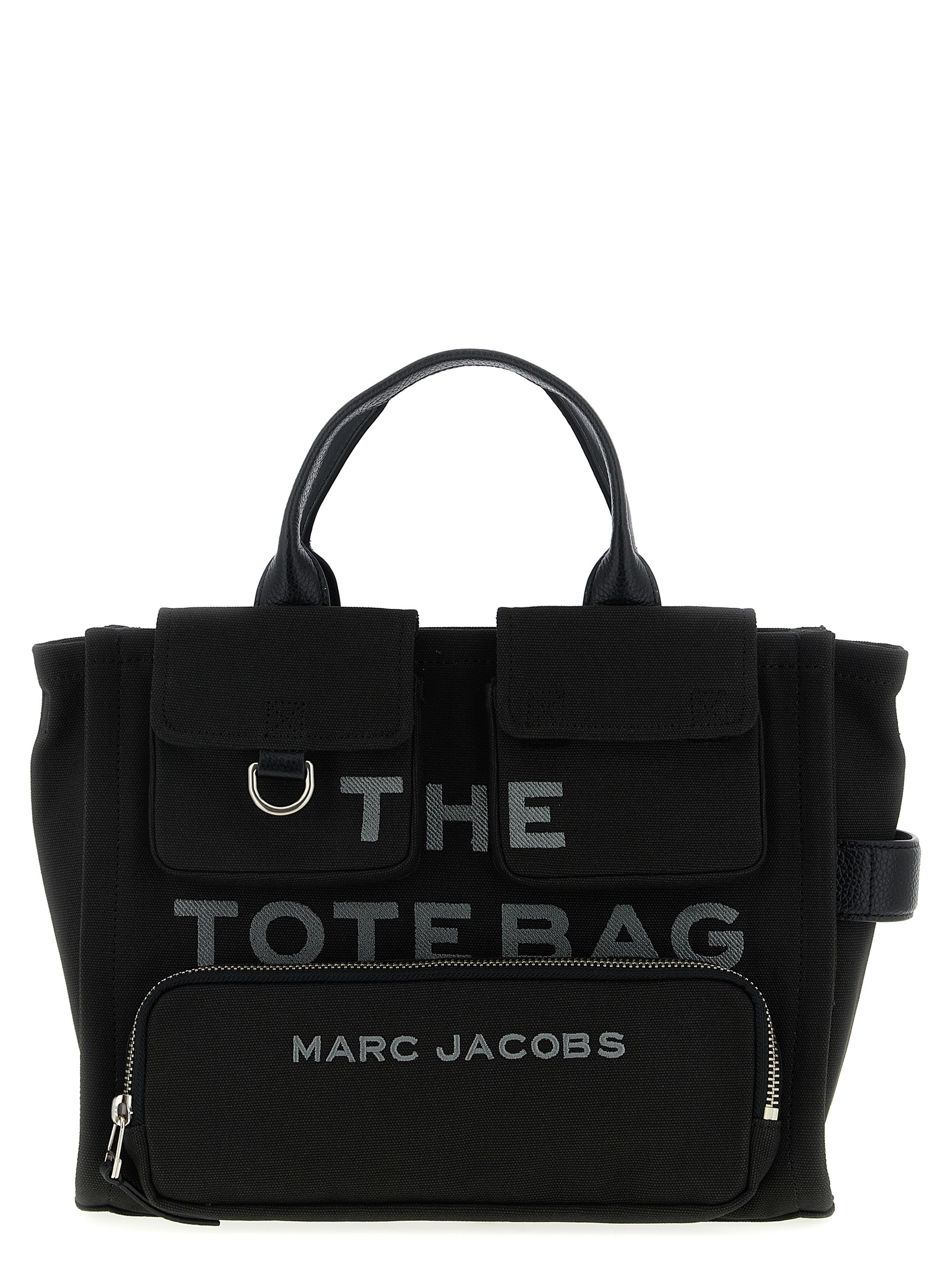 Marc Jacobs Black The Cargo Canvas Medium Tote for Women Online