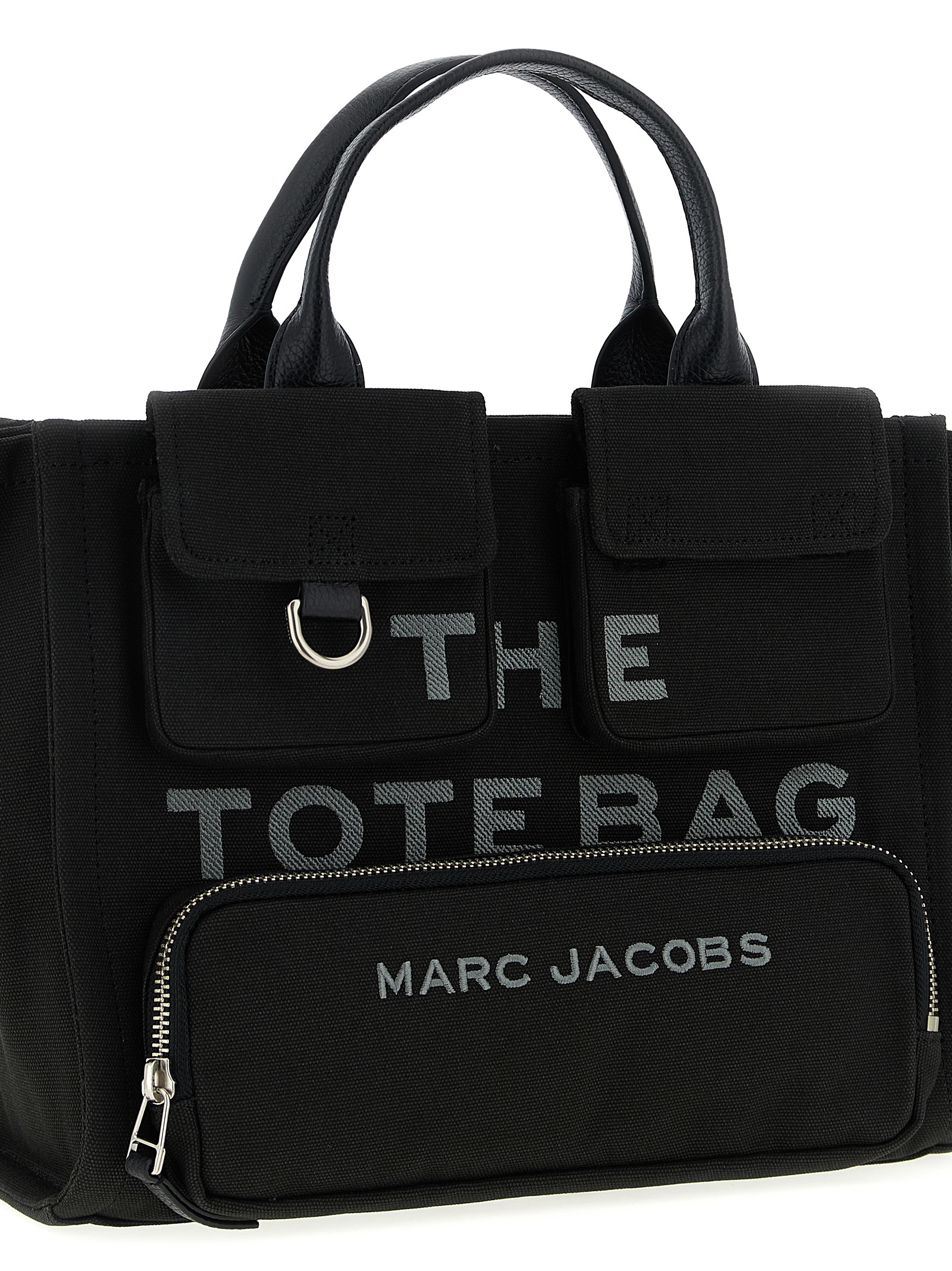 Marc Jacobs Black The Cargo Canvas Medium Tote for Women Online