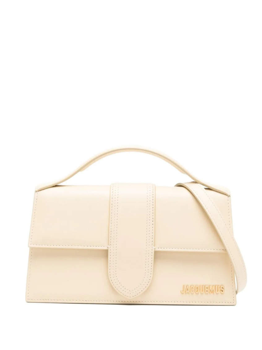 Jacquemus Ivory Bambino Large Crossbody Bag In White