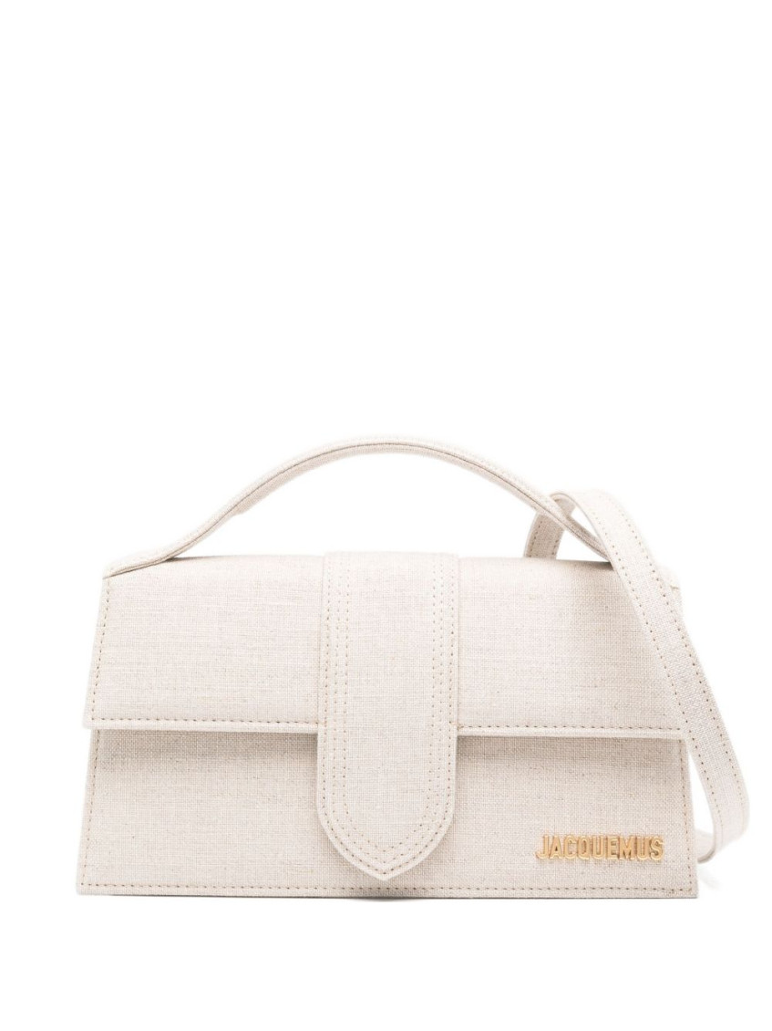 Jacquemus Light Grey Bambino Large Crossbody Bag In Multi