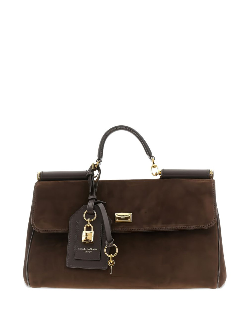 Dolce & Gabbana Brown Sicily Handbag In Brown