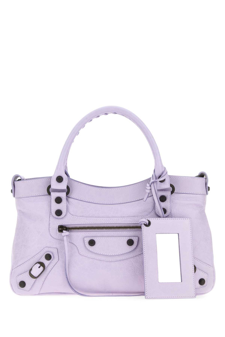 Balenciaga Purple Le City Satchel