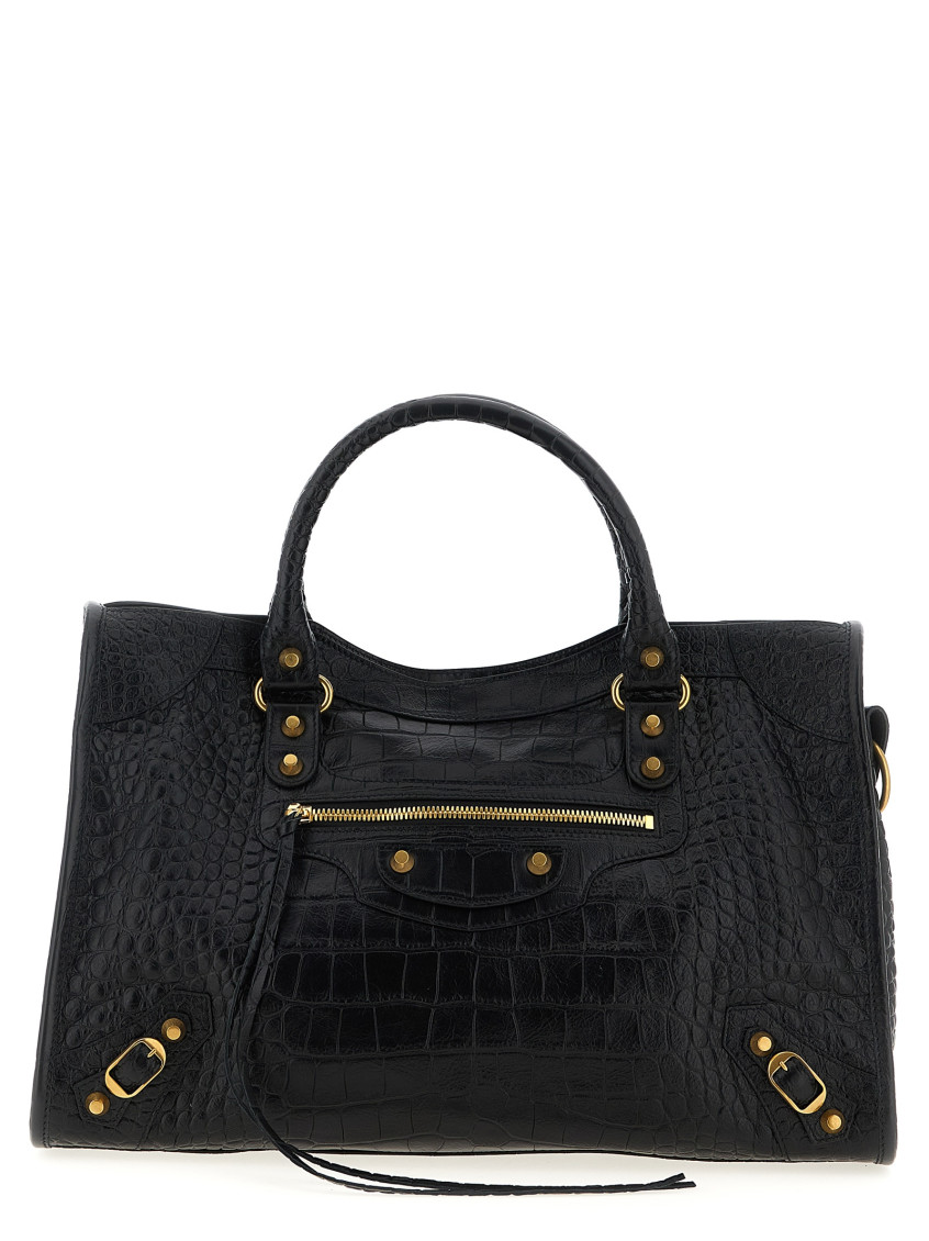 Balenciaga Black Le City Satchel