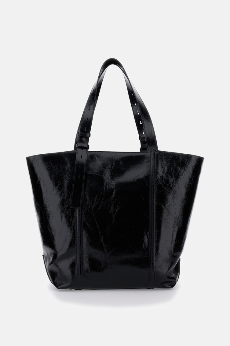 Golden Goose Black 24.7 Large Tote In Black