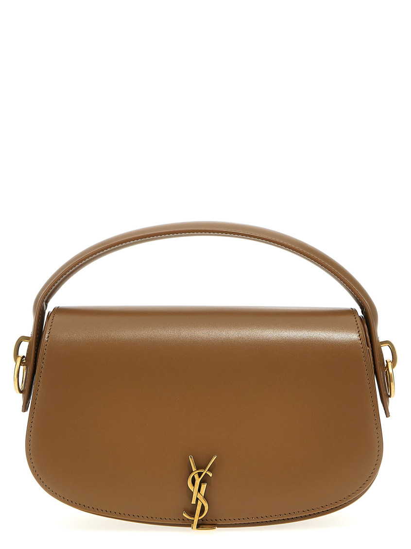 Saint Laurent Brown Voltaire Shoulder Bag