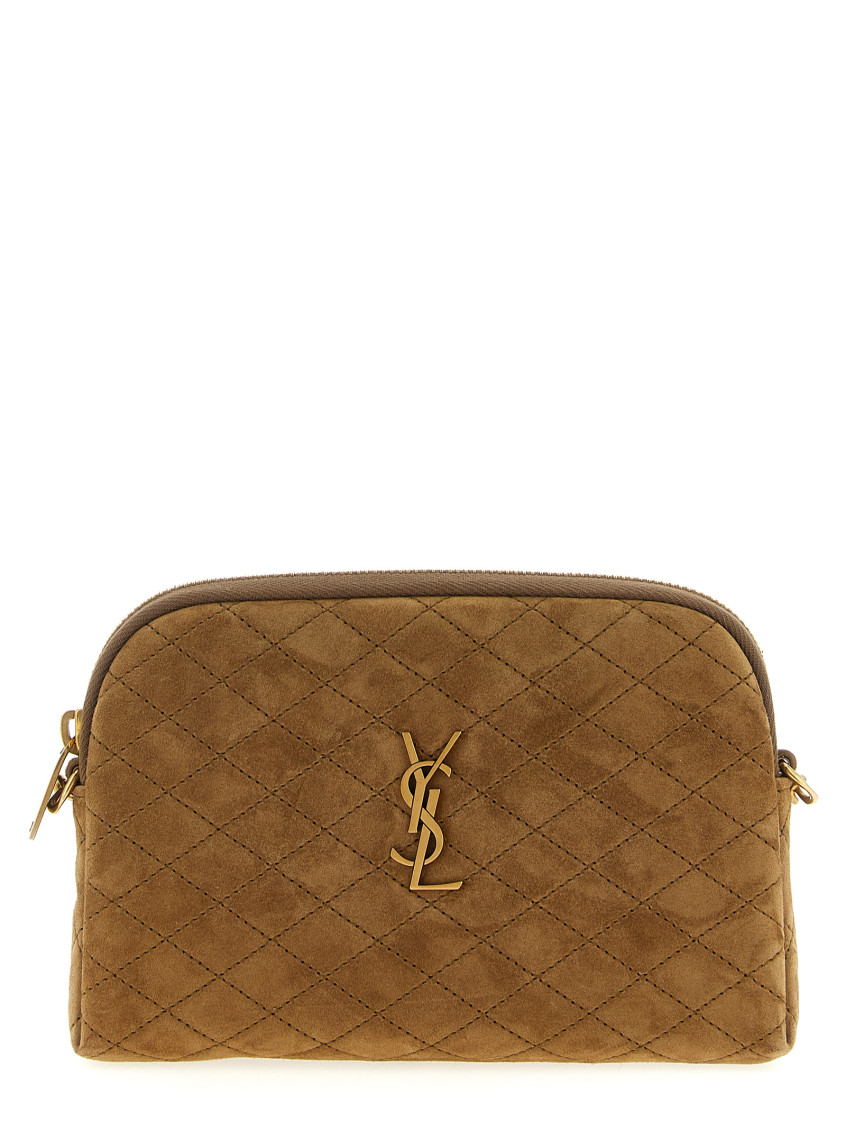 Saint Laurent Brown Gaby Crossbody Bag