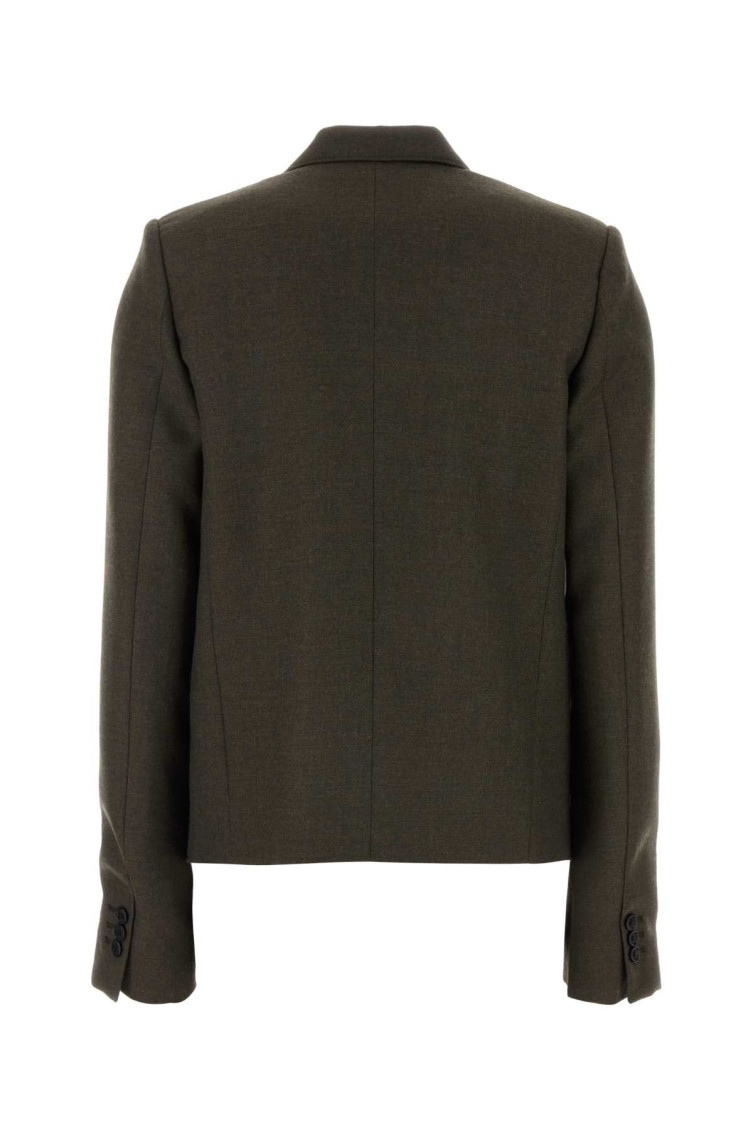 【送料&関税込】Loewe Brown Wool Blazer Loewe Brown wool blazer for Women Online USA at Darveys.com
