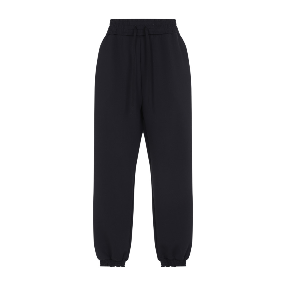 Moncler Track Pants In Tech Fabric In Black