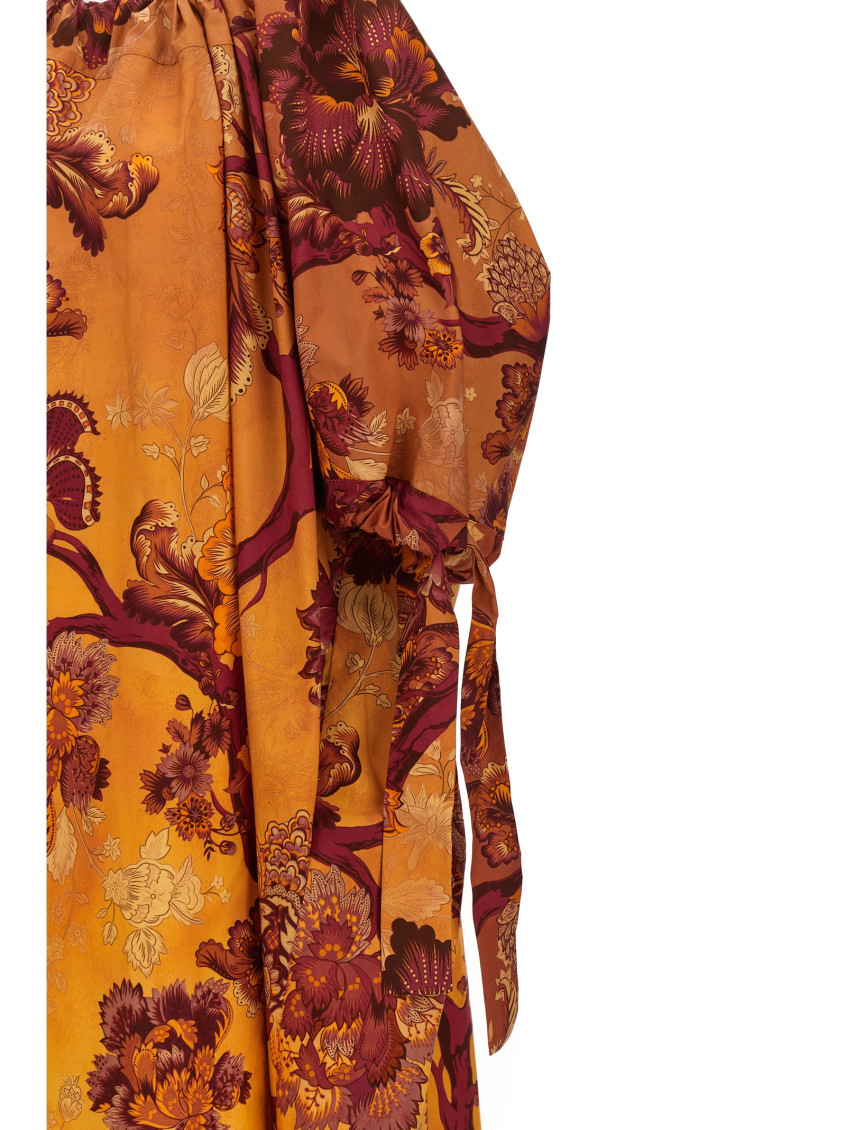 F.R.S For Restless Sleepers Aretusa floral-print dress - Orange