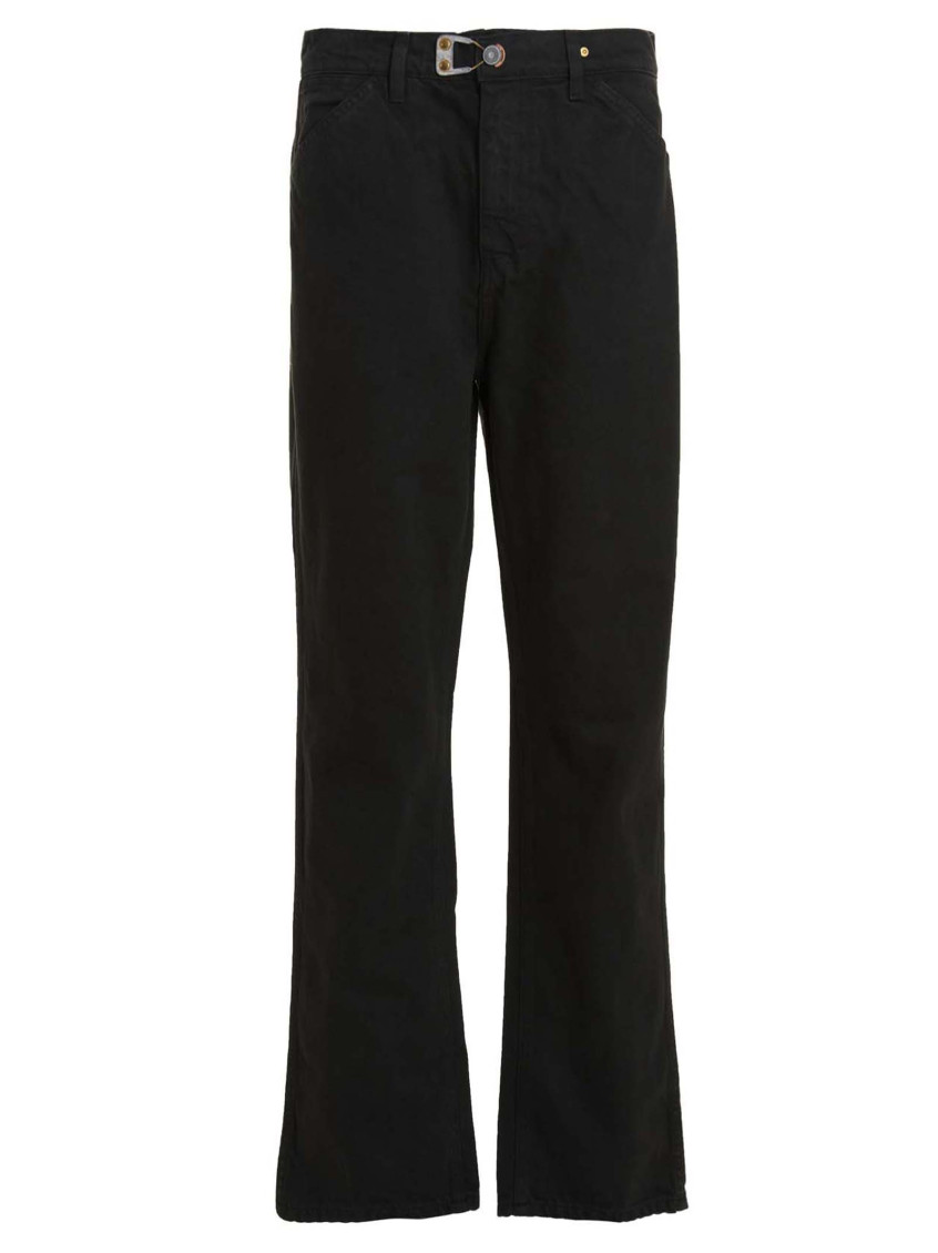Objects Iv Life Dark Grey Straight Jeans In Dark Grey