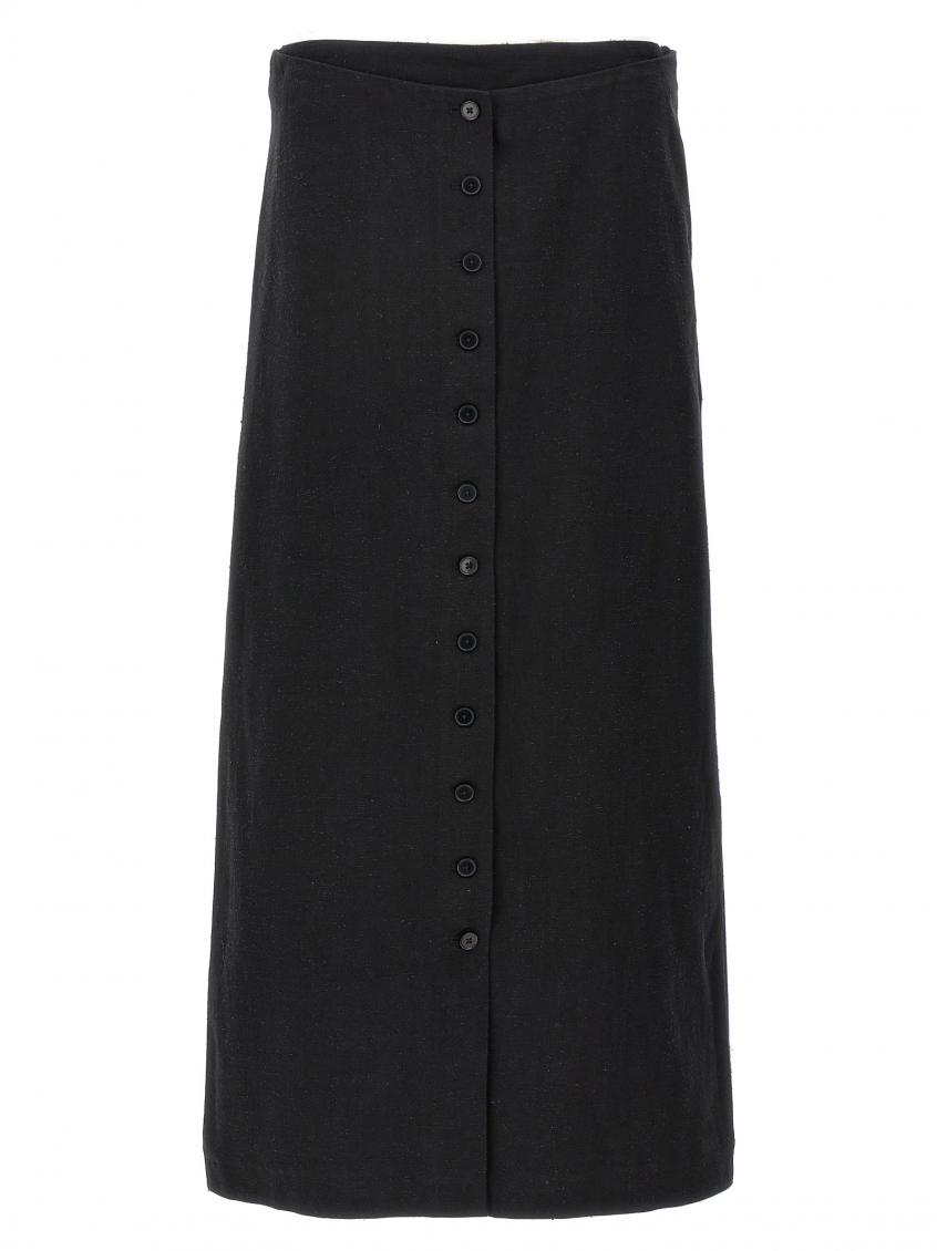Loulou Studio Black Atri Skirt