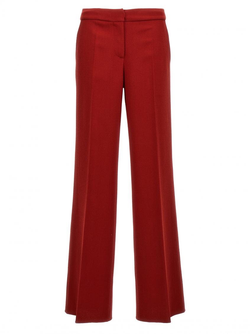 Gianluca Capannolo Red Valerie Straight Leg Pants In Red