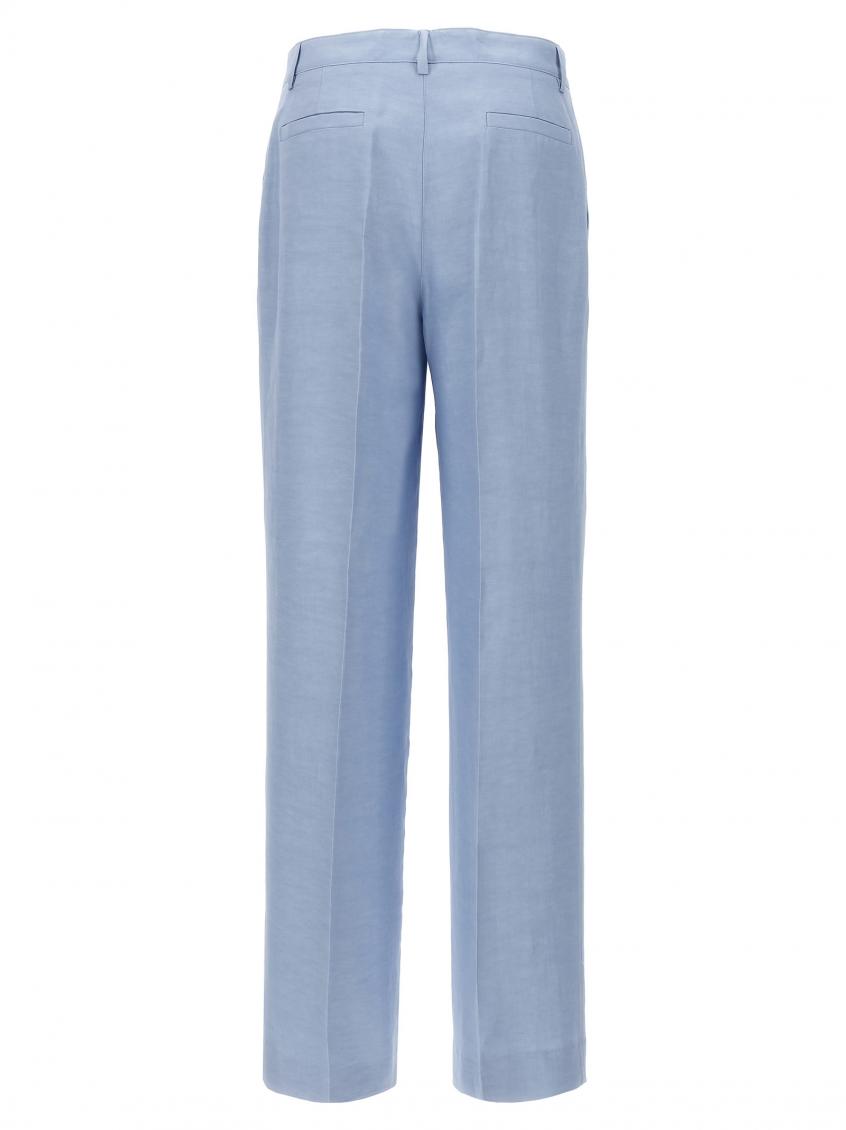 Parosh Light Blue Smart pants for Women Online USA at
