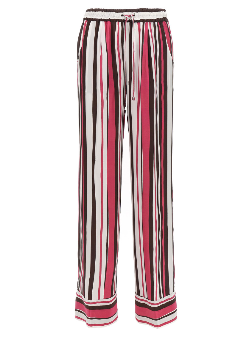 Shop Kiton Multicolor Striped Pants