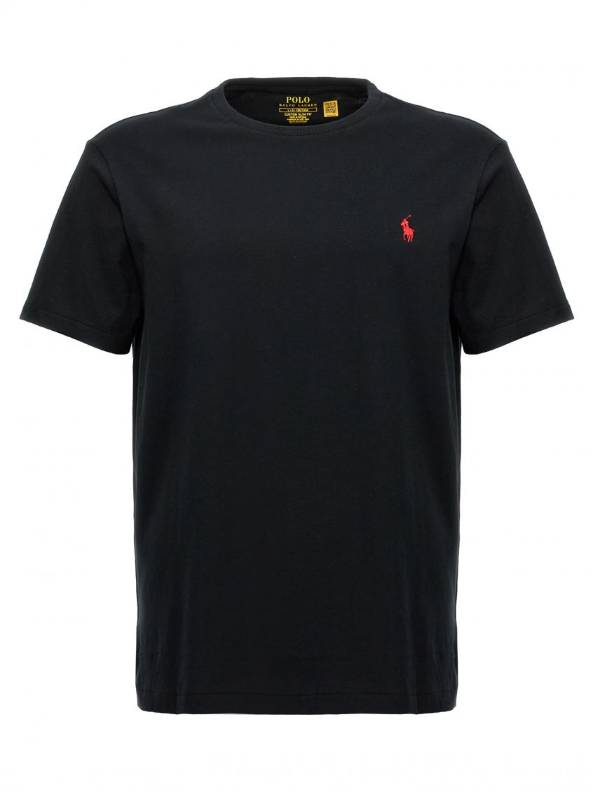 Polo Ralph Lauren Ralph Lauren Crew Neck T Shirt Black In Black