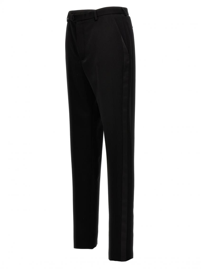 パンツ SAINT LAURENT Tuxedo pants Black Saint Laurent Black Tuxedo pants for Men Online USA at