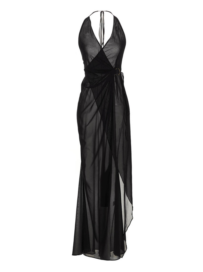 Shop Louisa Ballou Black King Tide Dress