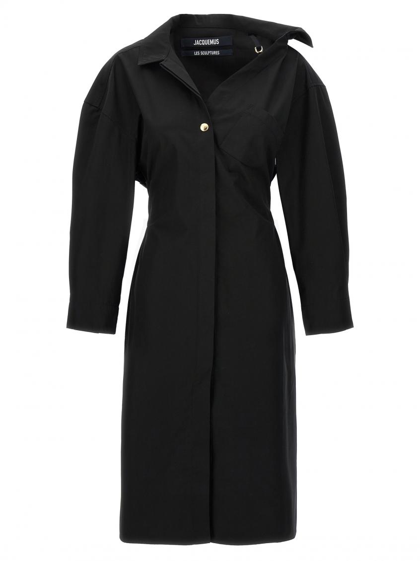 スカート JACQUEMUS 'La Robe Chemise' dress Jacquemus La Robe Chemise Dress | White | FARFETCH