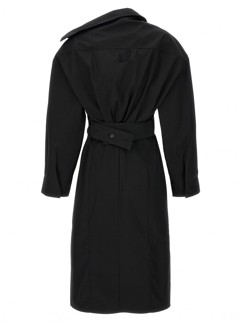 ワンピース JACQUEMUS 'La Robe Chemise' dress (24E241DR1241519 BLACK) Jacquemus La Robe Chemise Skirts Black | Wanan Luxury